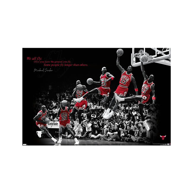 Impact Merch Michael Jordan Fly Regular Sized Poster Wall Hanging Decor 92cm