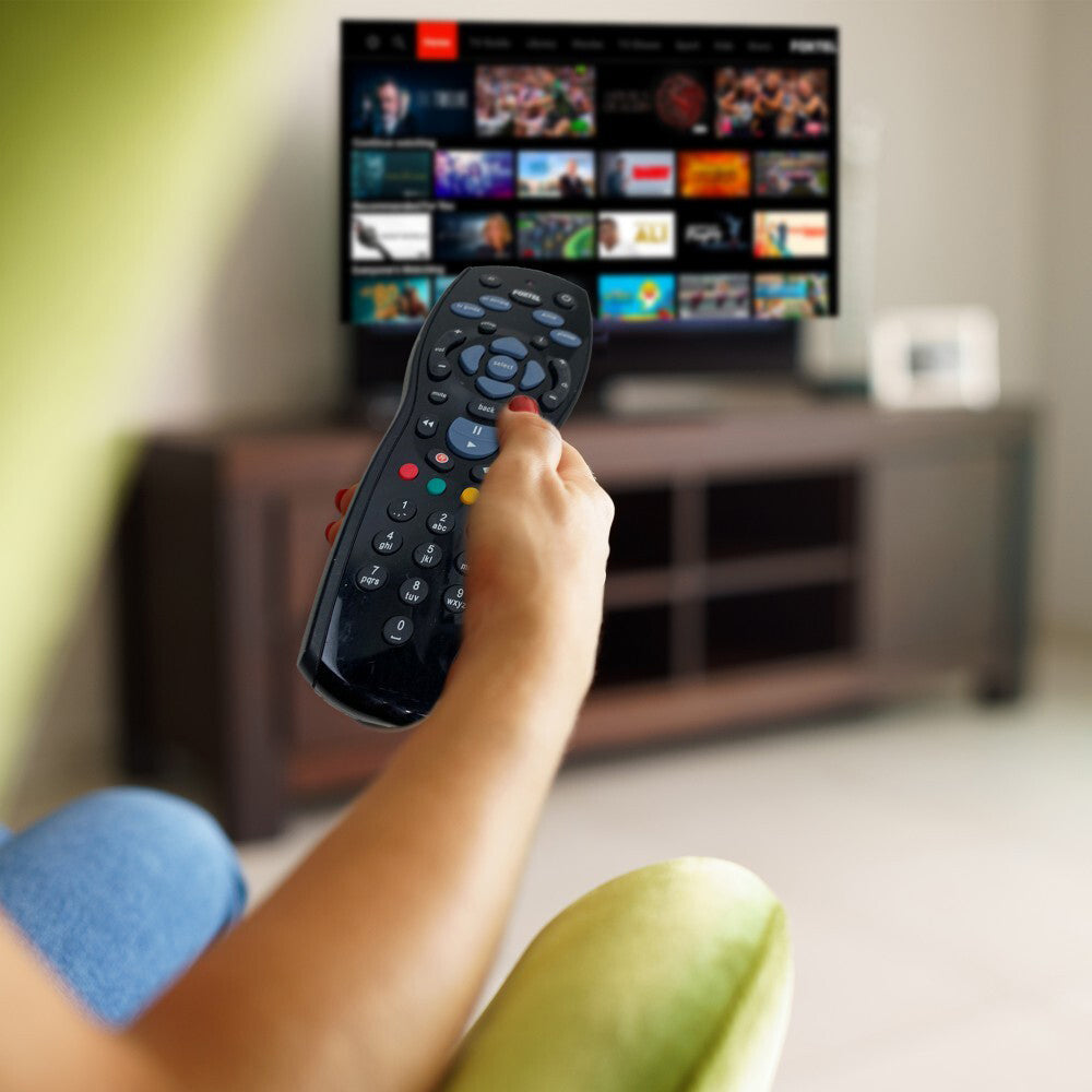 Laser Code-Free Replacement Spare Remote Battery Operated For Foxtel iQ Black — image 3