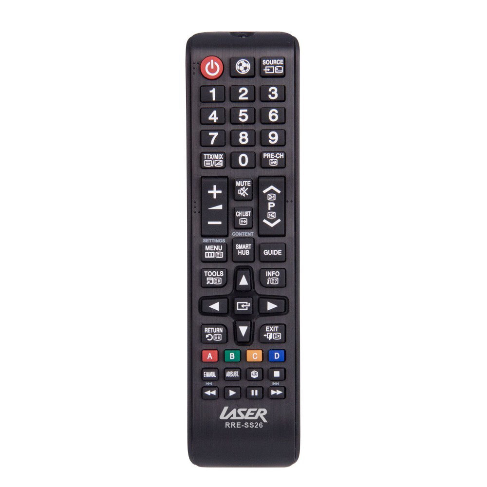 Laser Universal Remote Control Replacement For Samsung LCD Plasma LED TV Black