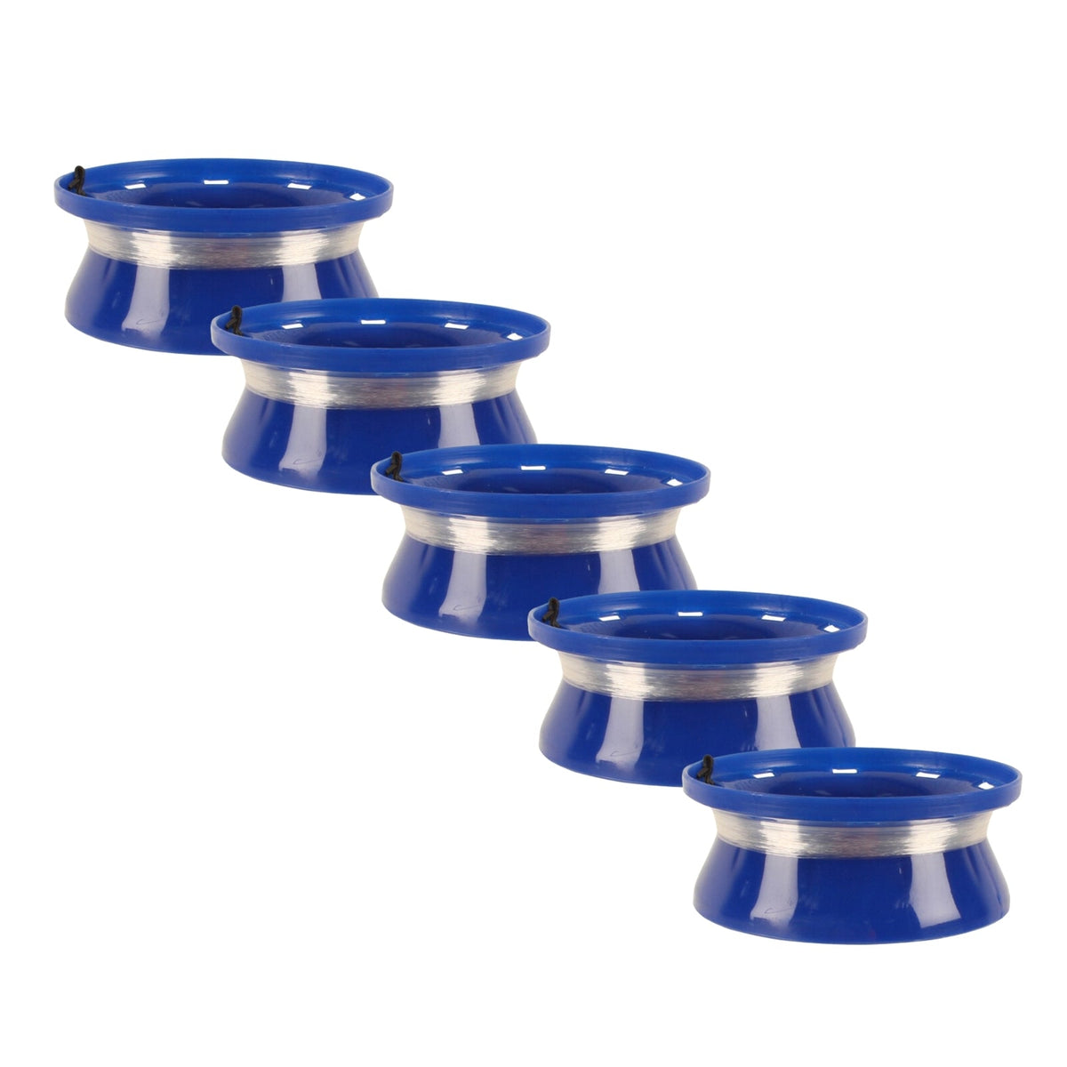 Fishteck Handcaster Camping Outdoor Fishing Accesories 4.5In Rigged 10Lb 50M (5 Pack)