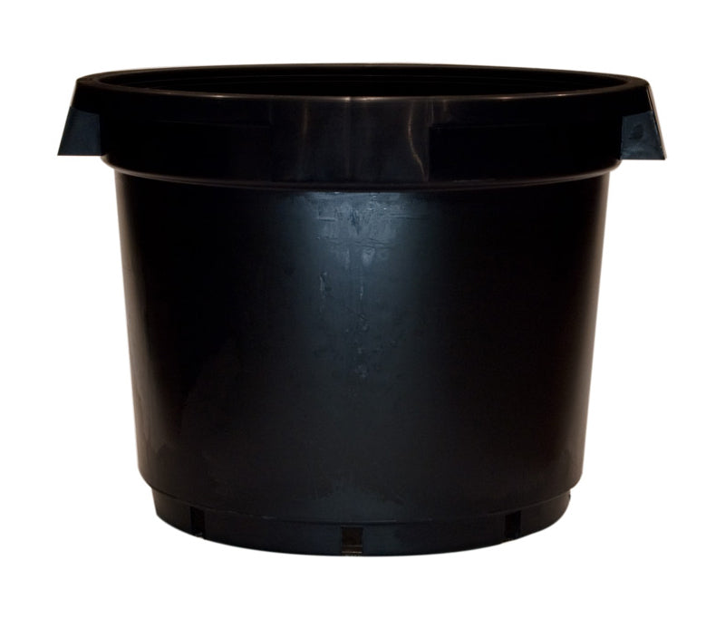 Homeleisure Reko Pot Planter W/Handle 510mm Black Decorative Garden Decor