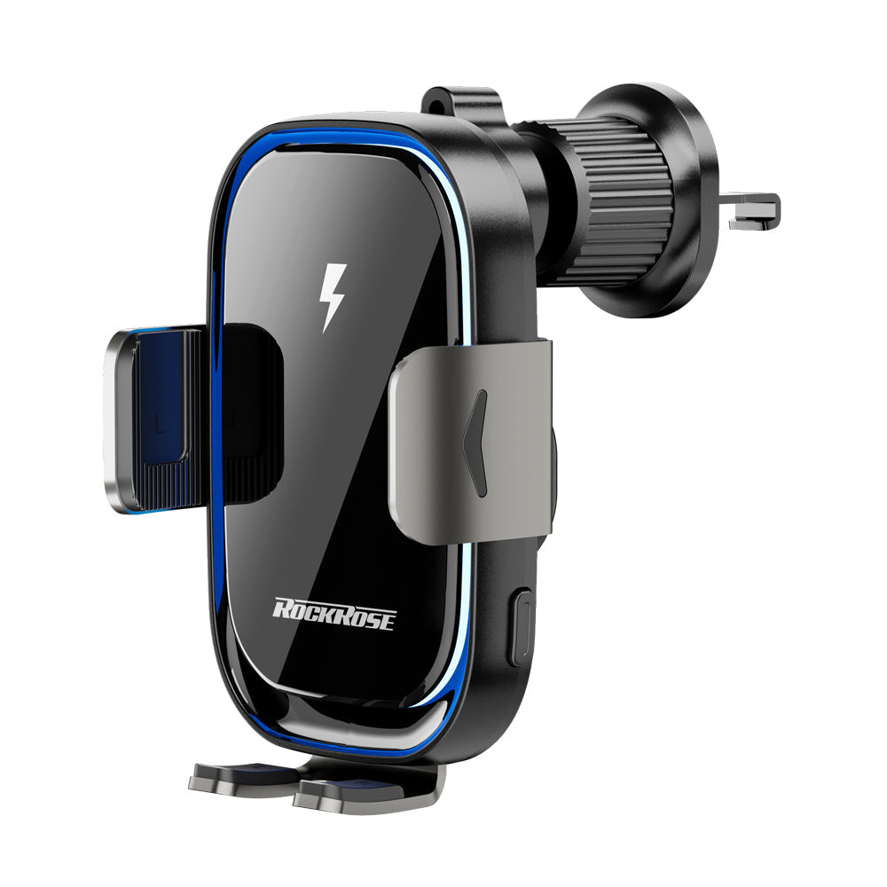 Rockrose Gravity Pro Max 15W Wireless Android Car Charger w/ Air Vent Stand