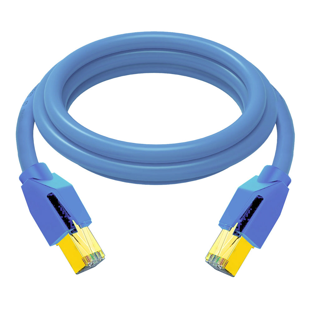 Cruxtec RJ45 Internet CAT8 FTP 40Gb 2m Triple Shielding Ethernet Cable BLU (2 Pack) — image 8