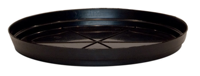 Homeleisure Reko Saucer to Suit 430mm Planter Black Decorative Garden Decor
