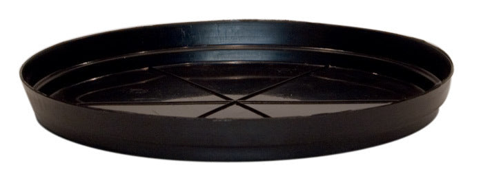 Homeleisure Reko Saucer to Suit 430mm Planter Black Decorative Garden Decor (10 Pack)