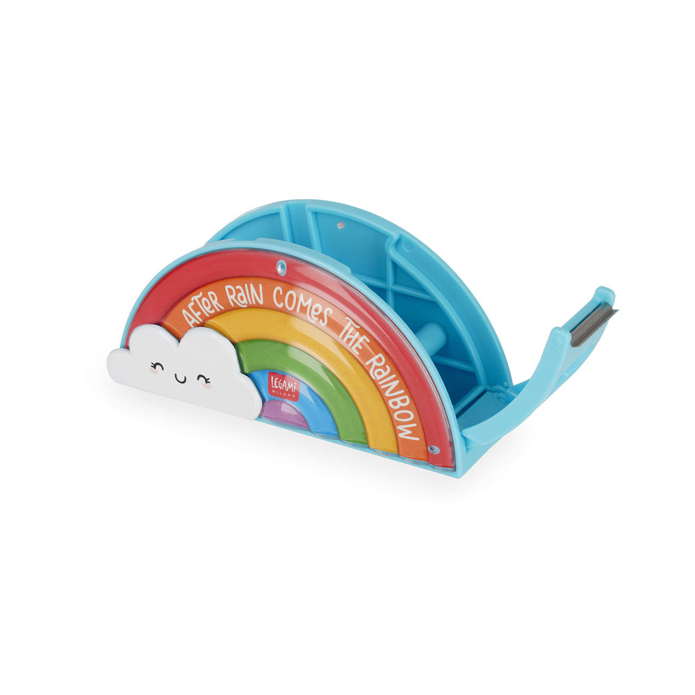 Legami Follow The Rainbow Tape Dispenser w/ 22mm Adhesive Roll School Holder — image 3