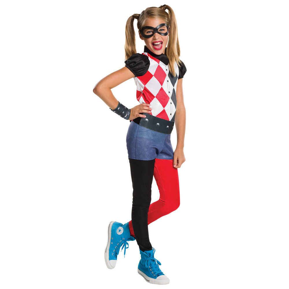 DC Comics Harley Quinn Dcshg Kids Classic Dress Up Halloween Party Costume 6-8y