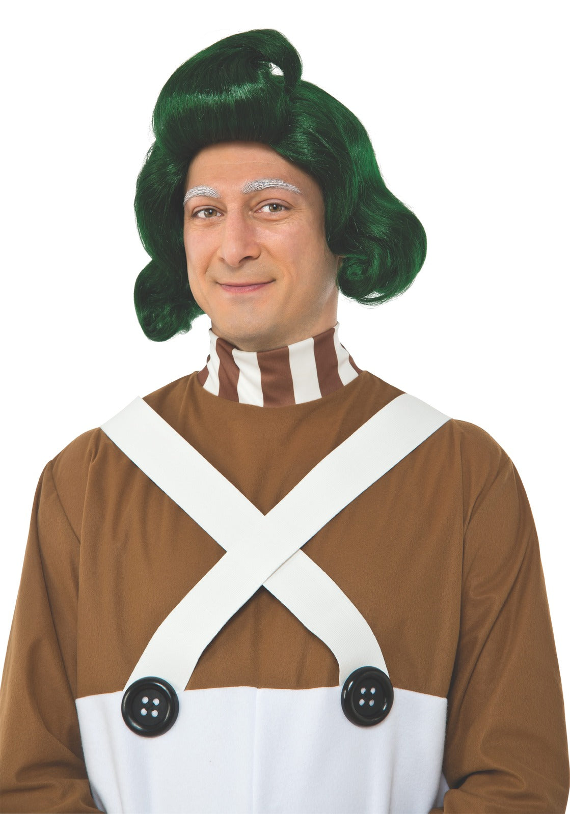 Rubies Oompa Loompa Wig Adult 6543 Green Hair Headwear Halloween Party Accessory