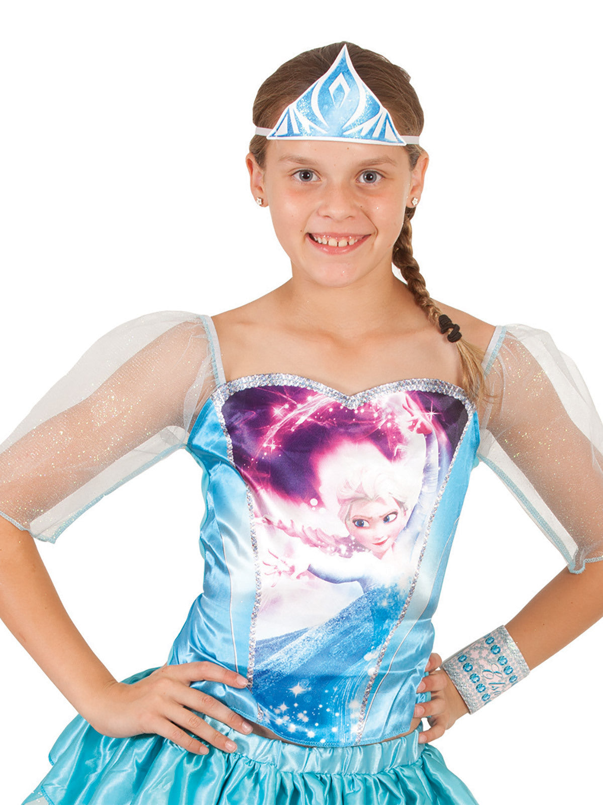 Rubies Disney Elsa Princess Frozen Kids/Girls Top Dress Up Party Costume 6+ (2 Pack) — image 2