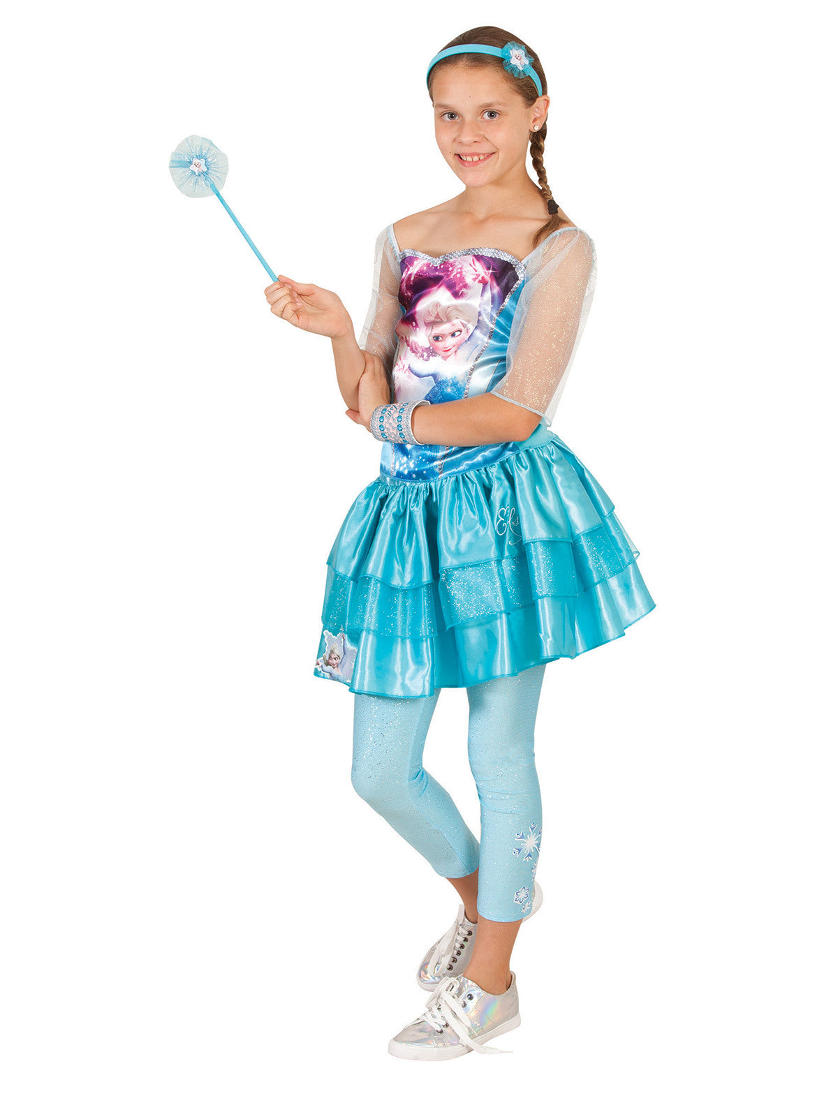 Rubies Disney Elsa Princess Frozen Kids/Girls Top Dress Up Party Costume 6+ (2 Pack) — image 3
