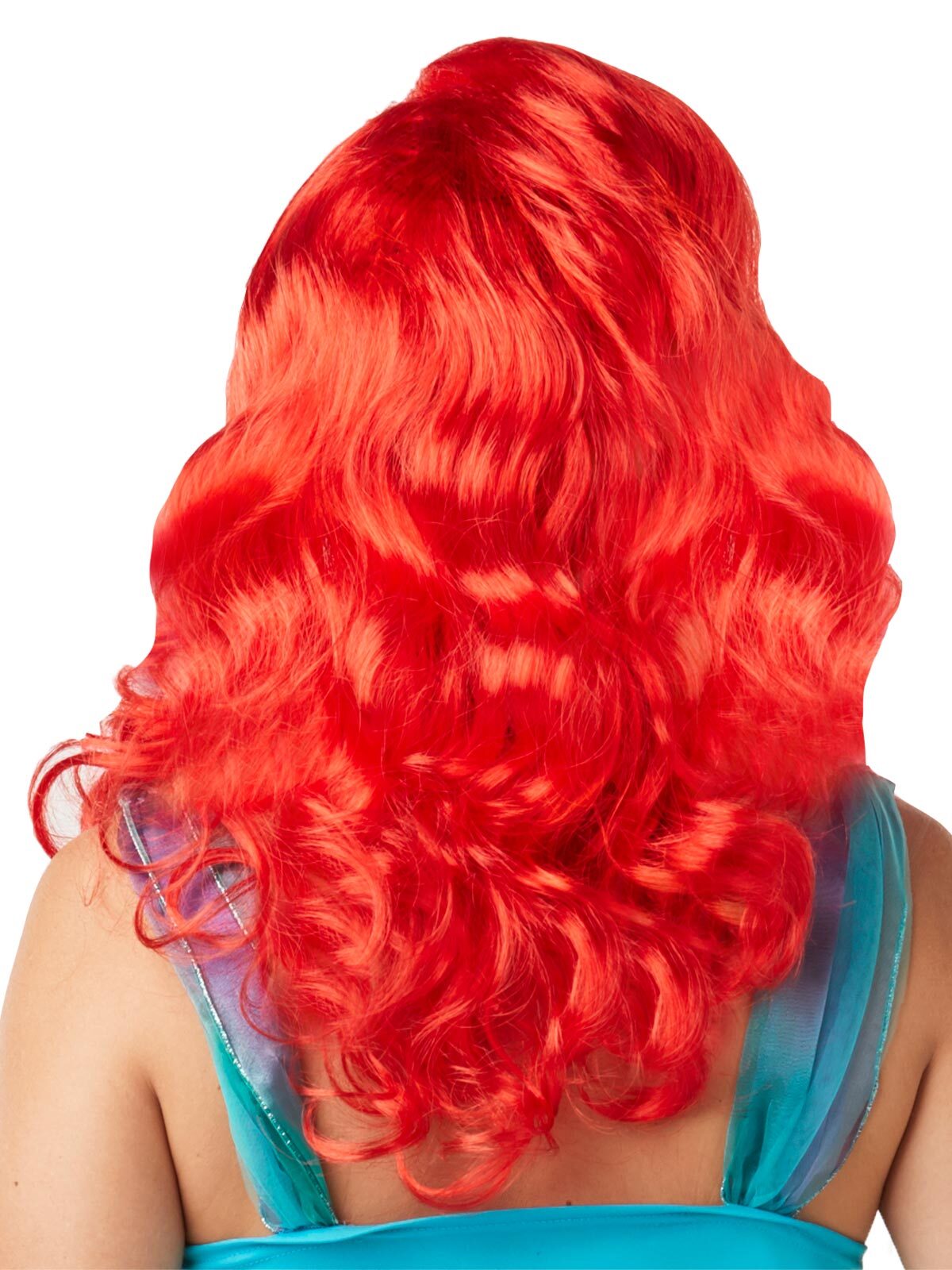 Disney Princess Little Mermaid Ariel Wig Adult Dress Up Hair Party Accessory Red — image 2