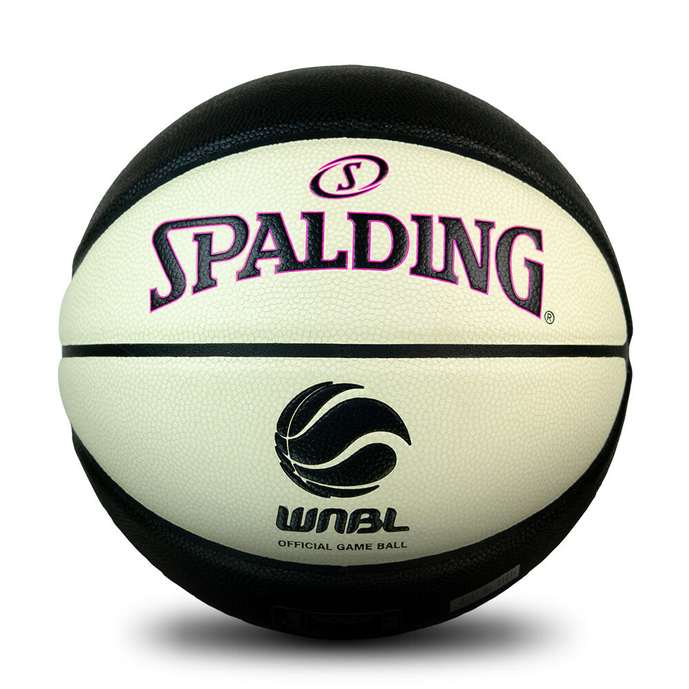 Spalding Size 6 Black/White Official WNBL Game Ball Indoor Basketball