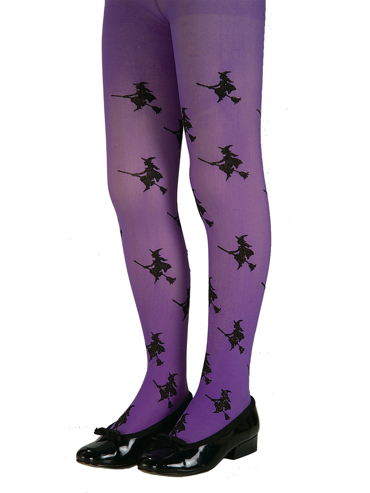 Rubies Glitter Witch Tights Kids/Children Halloween Dress Up Party Costume Small Purple