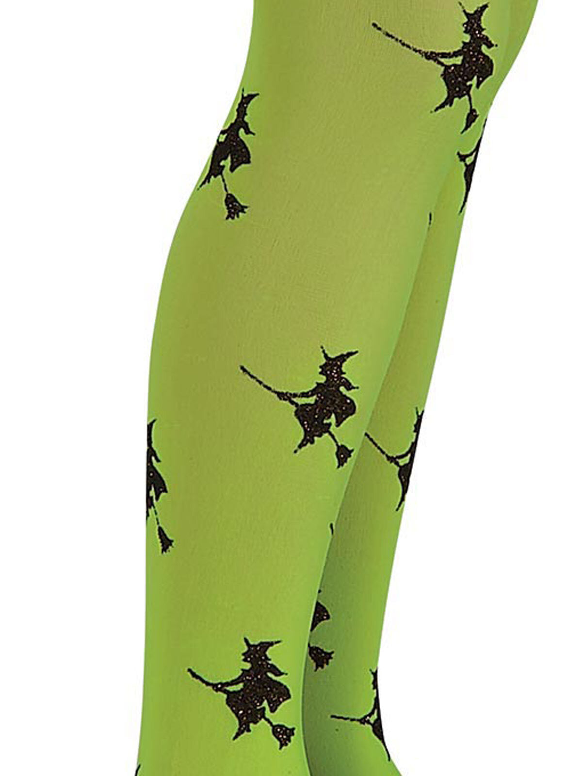 Rubies Glitter Witch Tights Kids/Children Halloween Dress Up Party Costume Small Green — image 2