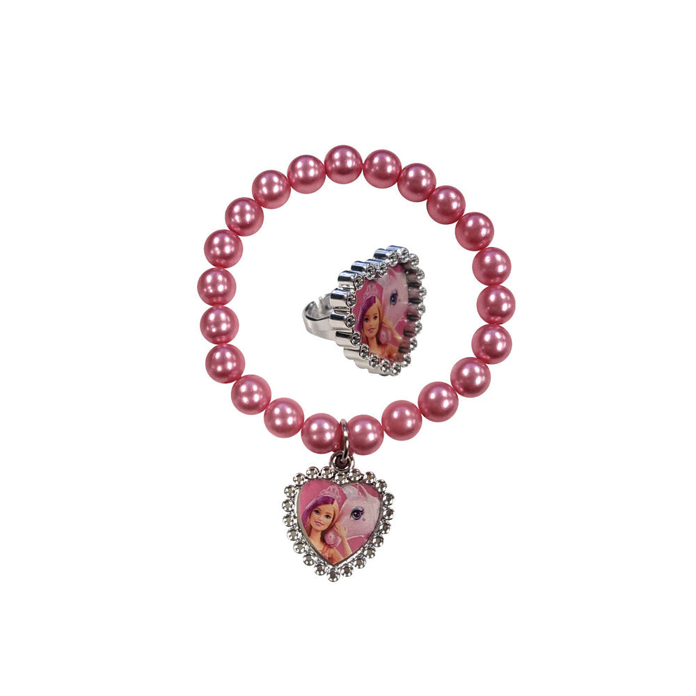 Mattel Barbie Beaded Bracelet & Ring Set Costume Dress Up Accessory Child (2 Pack) — image 2