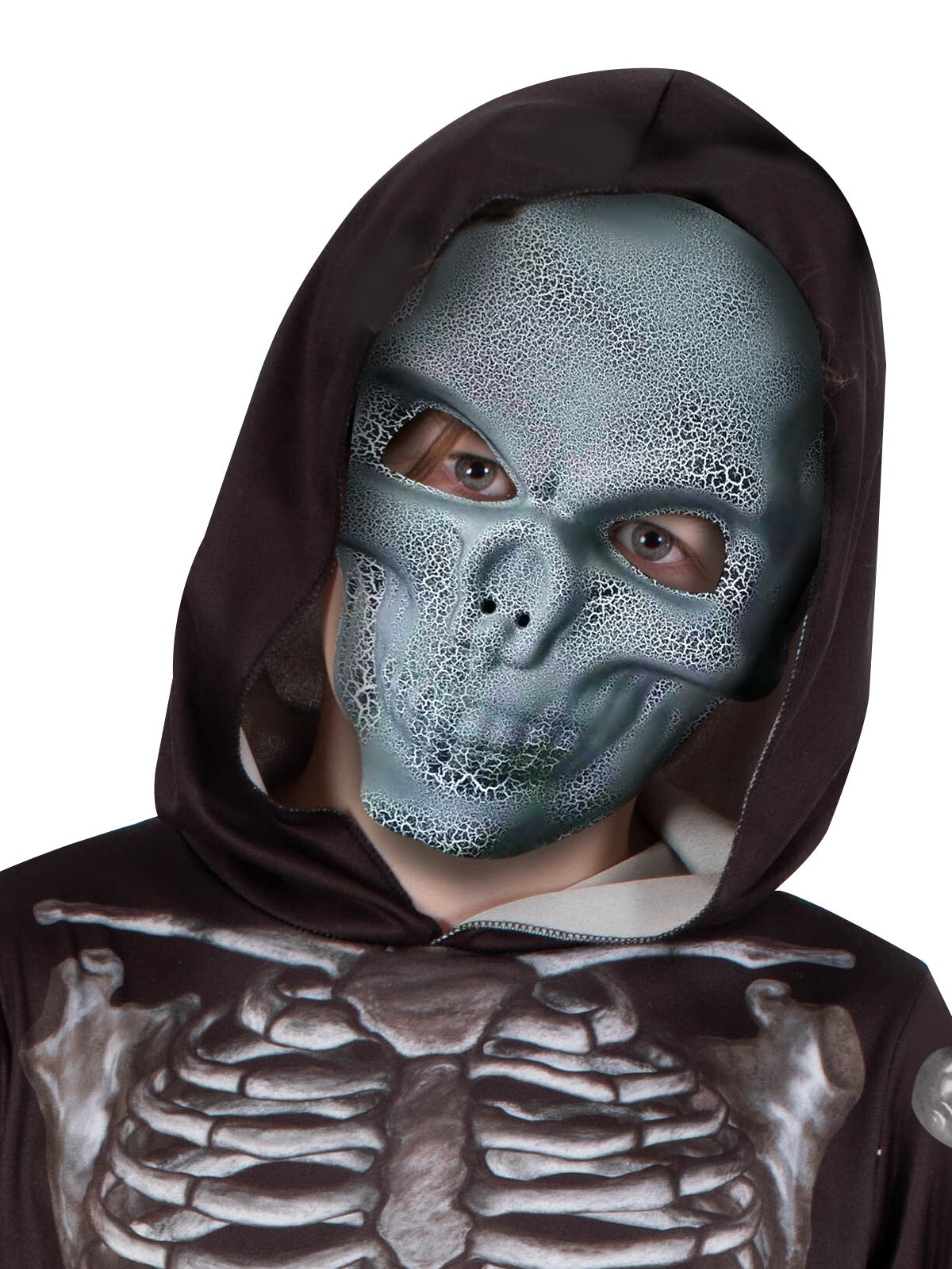 Rubies Skeleton Boys Dress Up Halloween Party Costume Outfit Jumpsuit Size 6-8y — image 2