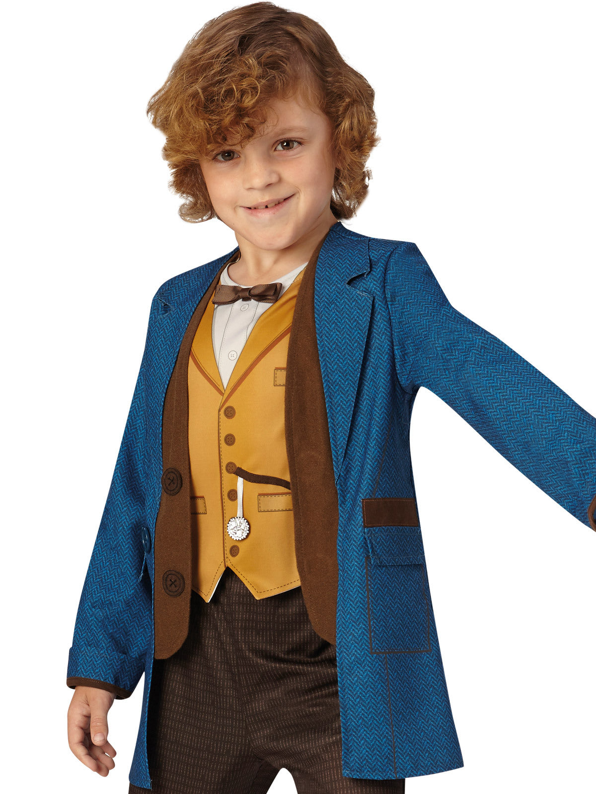 Harry Potter Newt Scamander Deluxe Boys Dress Up Party Costume Outfit Size 9-10y — image 2