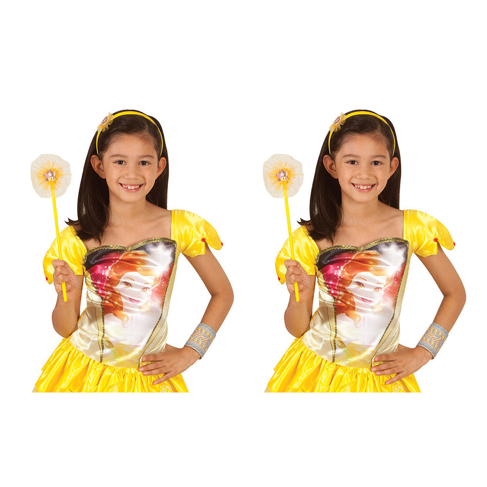 Disney Belle Princess Top Kids/Girls Dress Up Halloween Party Costume Size 3+ (2 Pack)