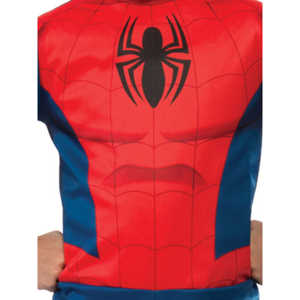 Marvel Disney Spider Man Opp Kids/Boys Dress Up Party Costume Jumpsuit Size 3-5 — image 3