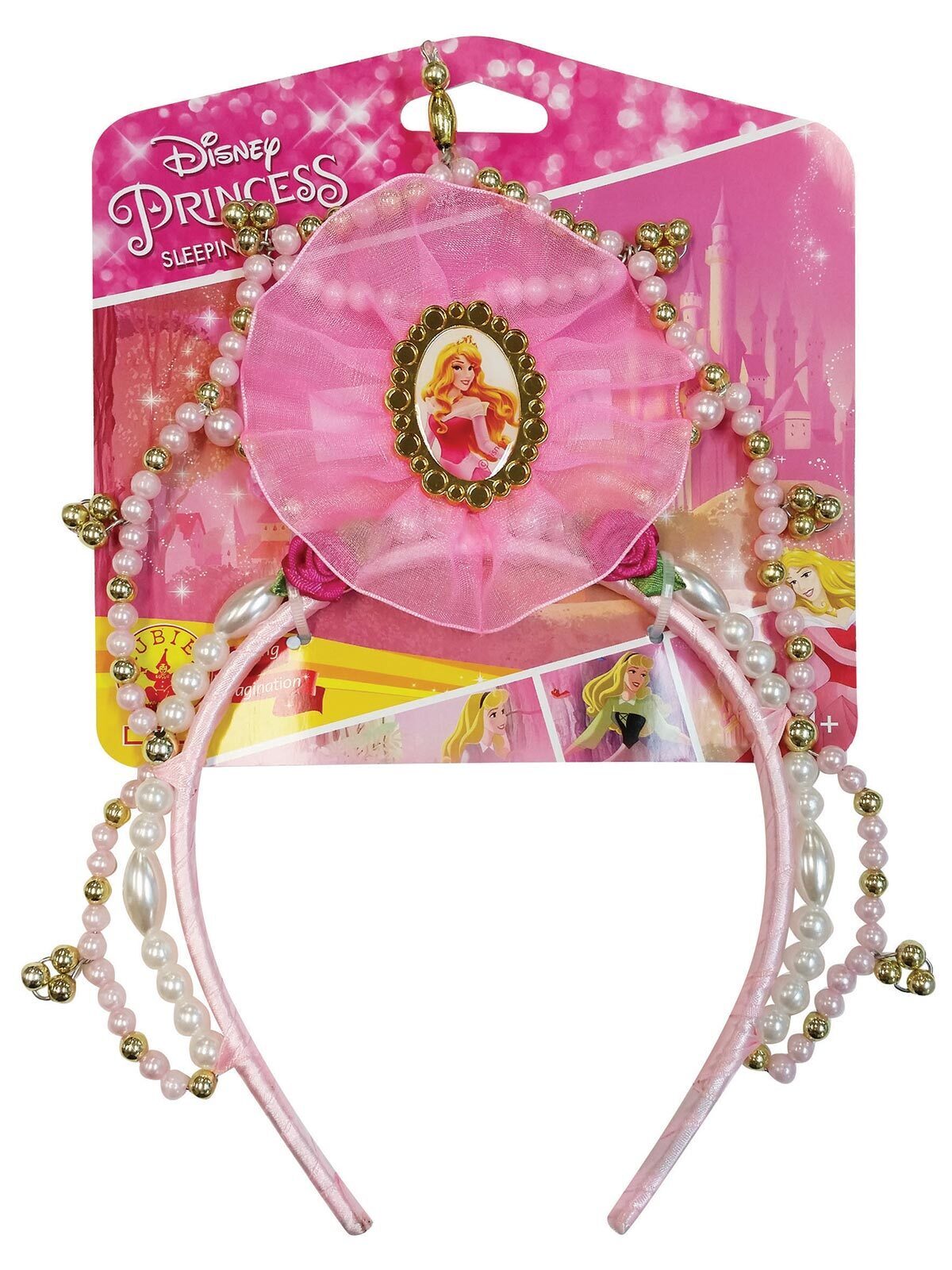 Disney Princess Girls Sleeping Beauty Beaded Tiara/Crown Costume Accessory (2 Pack) — image 3