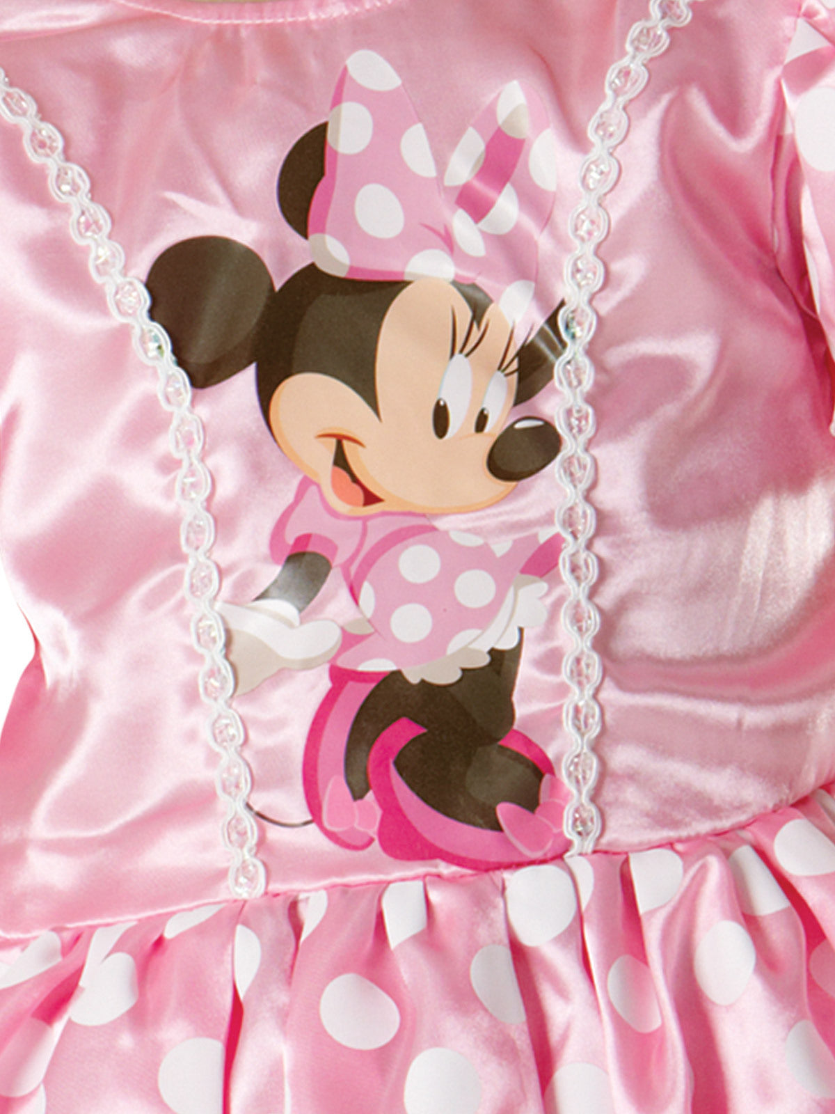 Disney Minnie Mouse Classic Pink Dress Up Halloween Party Kids Costume Size 3-5 — image 3
