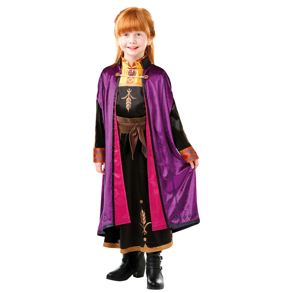 Rubies Anna Frozen 2 Disney Princesses Kids Deluxe Dress Up CostumeSize 6-8y