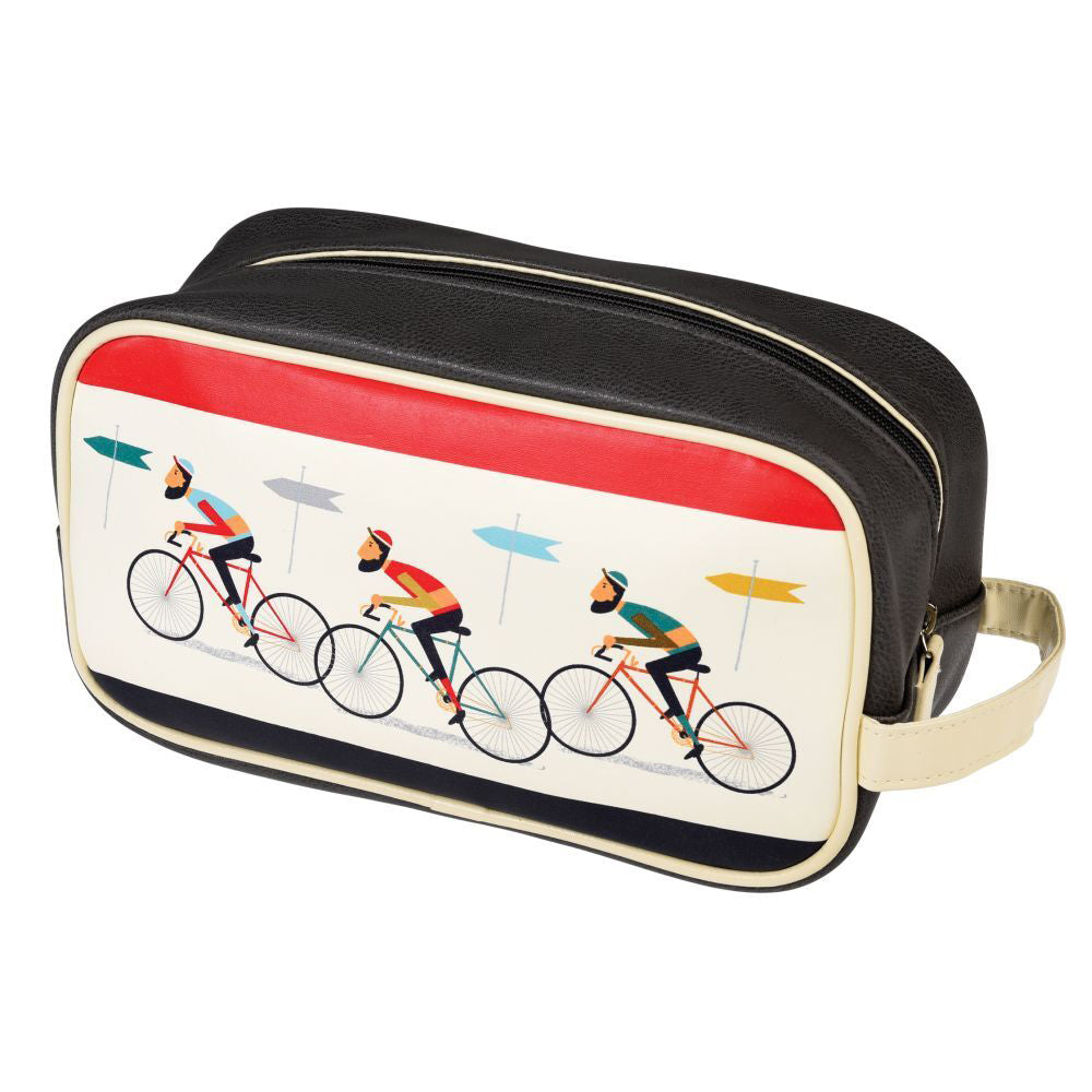 Rex London Le Bicycle Travel/Toiletry Wash Bag w/ 2 Internal Pockets 26x14cm (2 Pack) — image 3