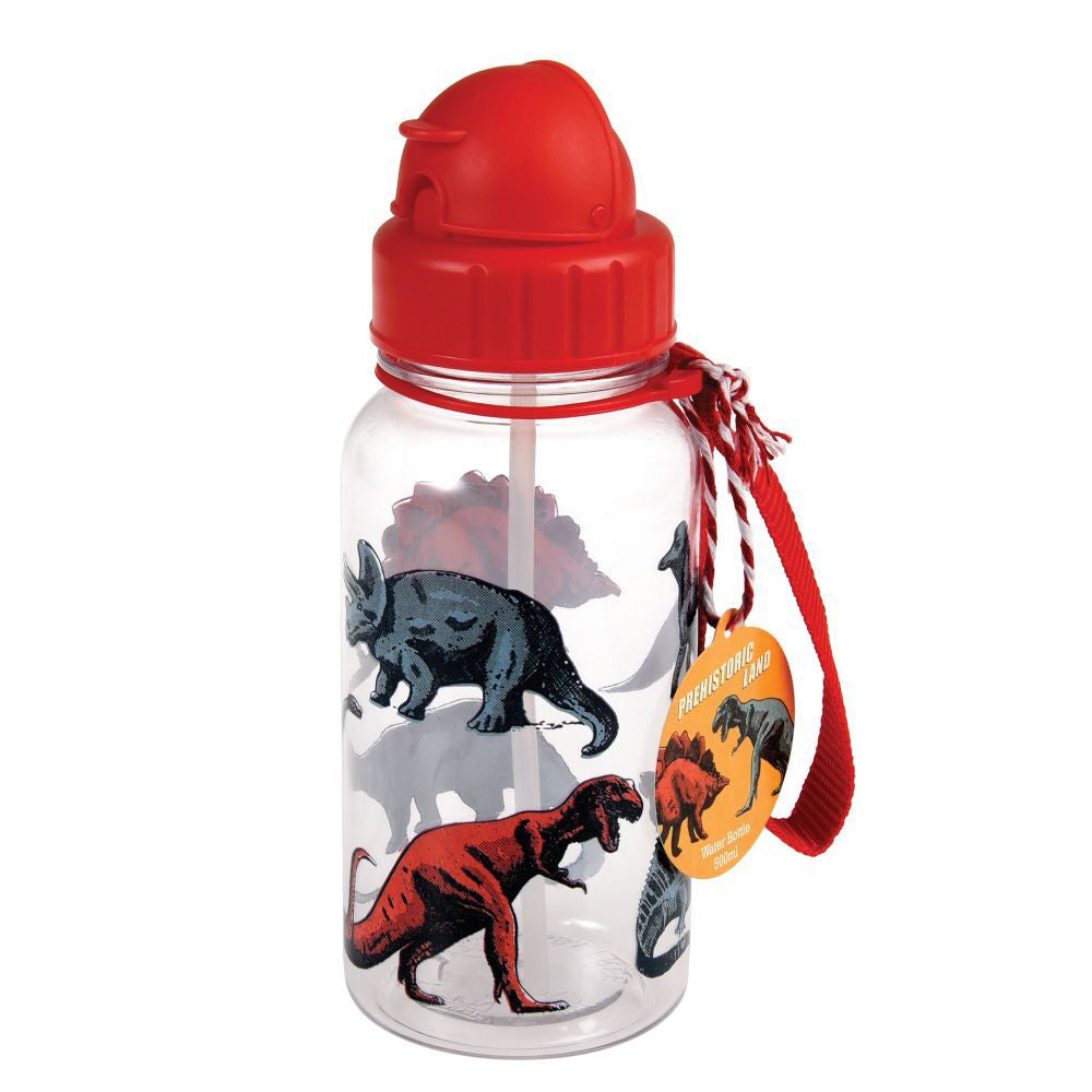 Rex London Kids/Child 500ml Plastic Water Bottle Drink Tumbler Prehistoric