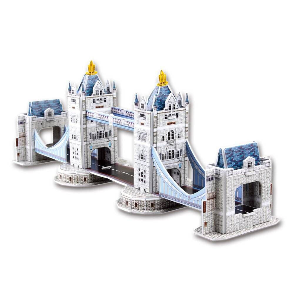Cubic Fun Tower Bridge and Statue of Liberty Kids/Childrens 3D Puzzles 8y+ (2 Pieces) — image 3