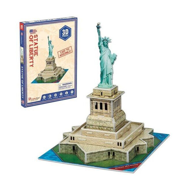 Cubic Fun Tower Bridge and Statue of Liberty Kids/Childrens 3D Puzzles 8y+ (2 Pieces) — image 6