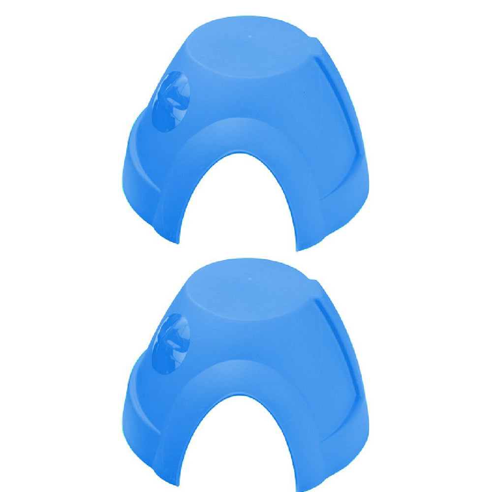 Nature Island Igloo Hideaway Fun Play Ferret/Dwarf/Rabbit Pet Activity Toy Blue (2 Pack)
