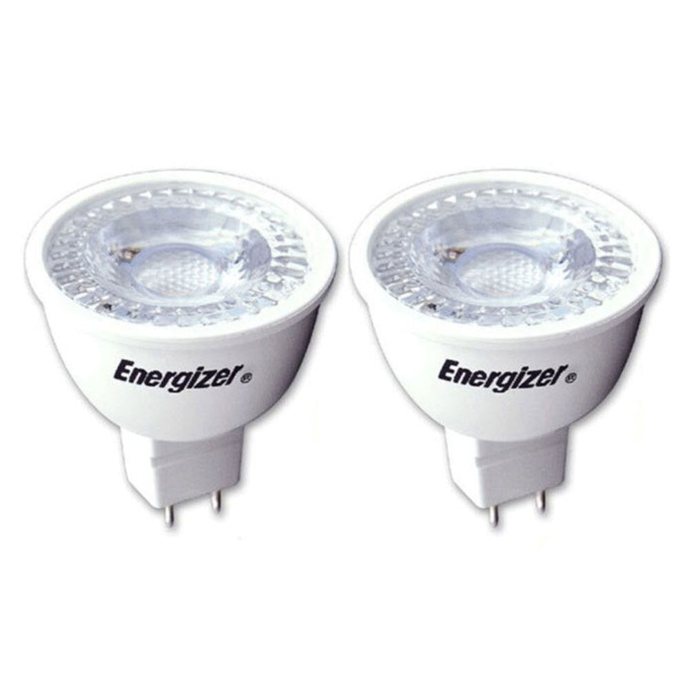 Energizer LED GU5.3/MR16 5W/350LM Warm White Light Bulb/Lightbulb 35W (2 Pieces)