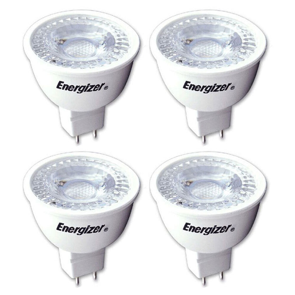 Energizer LED GU5.3/MR16 5W/350LM Warm White Light Bulb/Lightbulb 35W (4 Pieces)