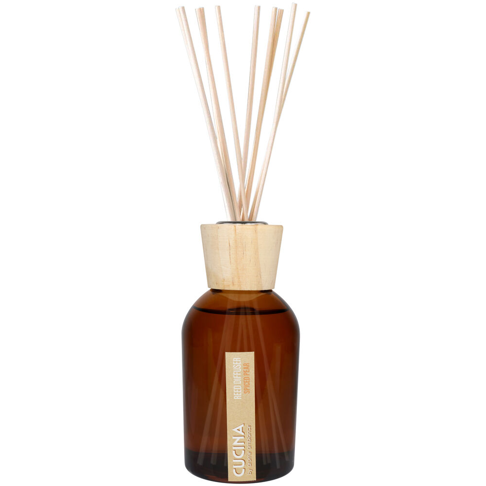 Arome Ambiance 200mL Cucuna Diffuser Spiced Pear Fragrance Oil w/ 8 Reeds