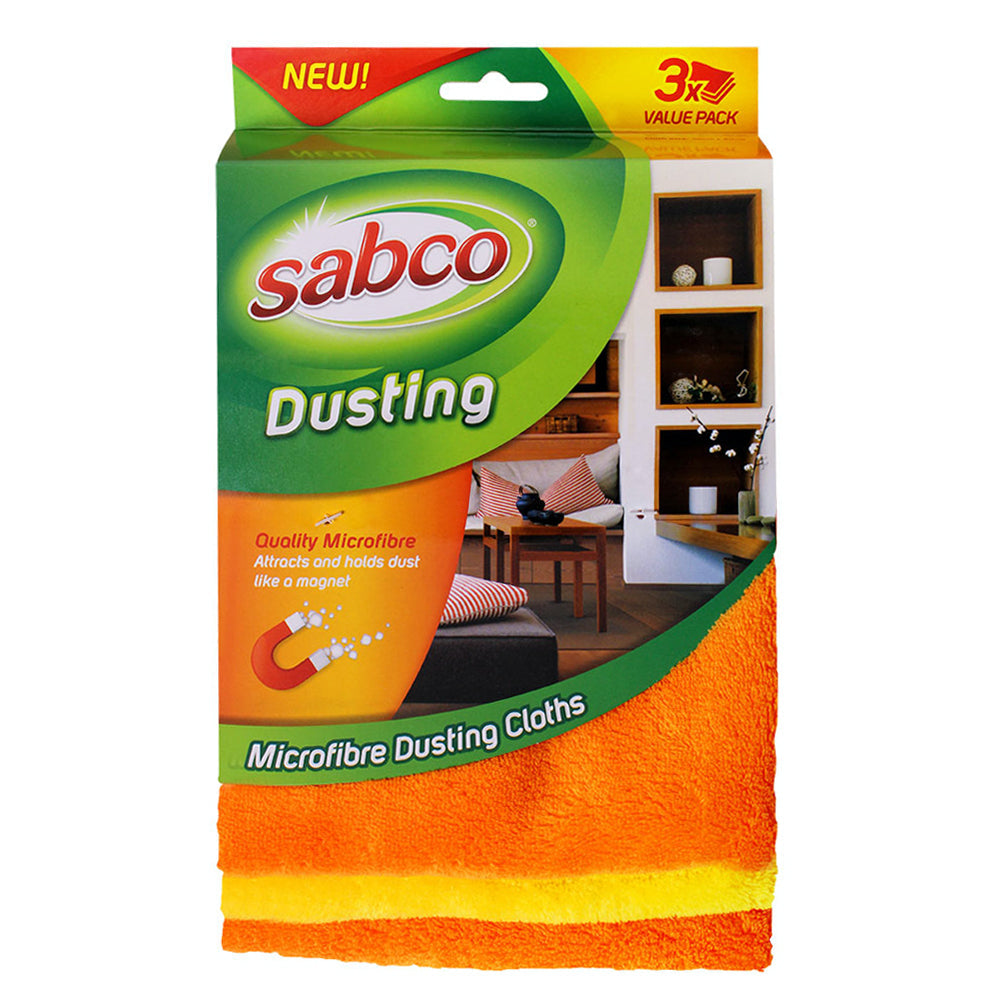 Sabco Cleaning 30x40cm Microfibre Dusting Cloth Kitchen/Home Surface Cleaner (12 Pack) — image 3