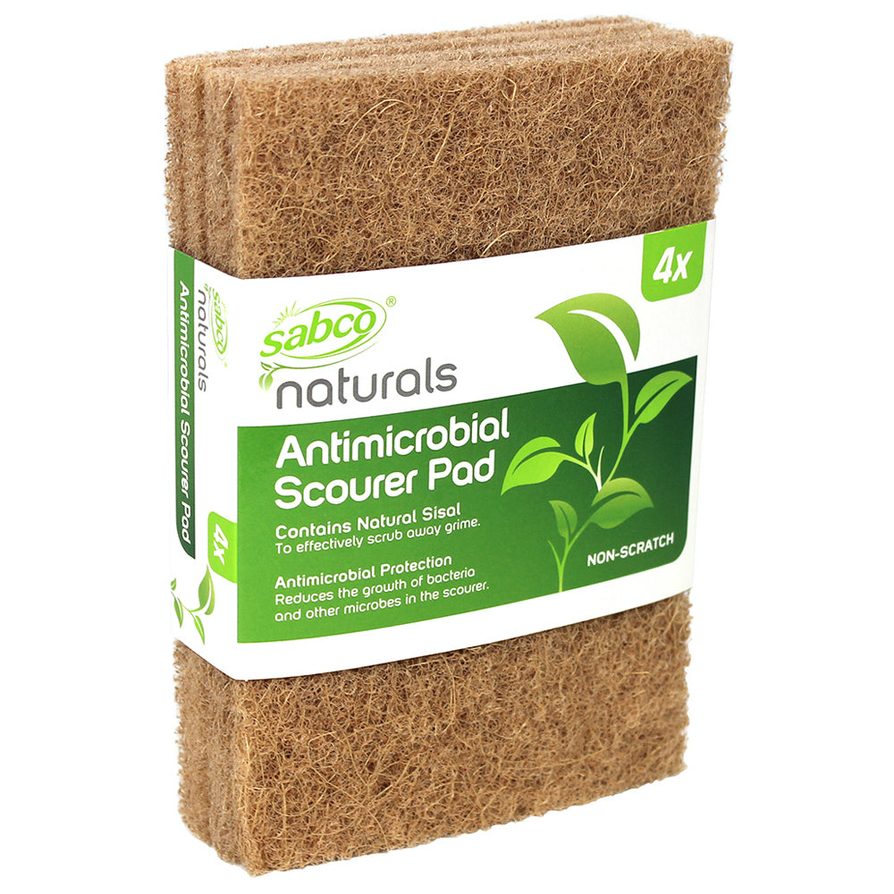 Sabco Naturals Antimicrobial Scourer Non Scratch Grime Scrubber/Cleaner (4 Pieces) — image 2