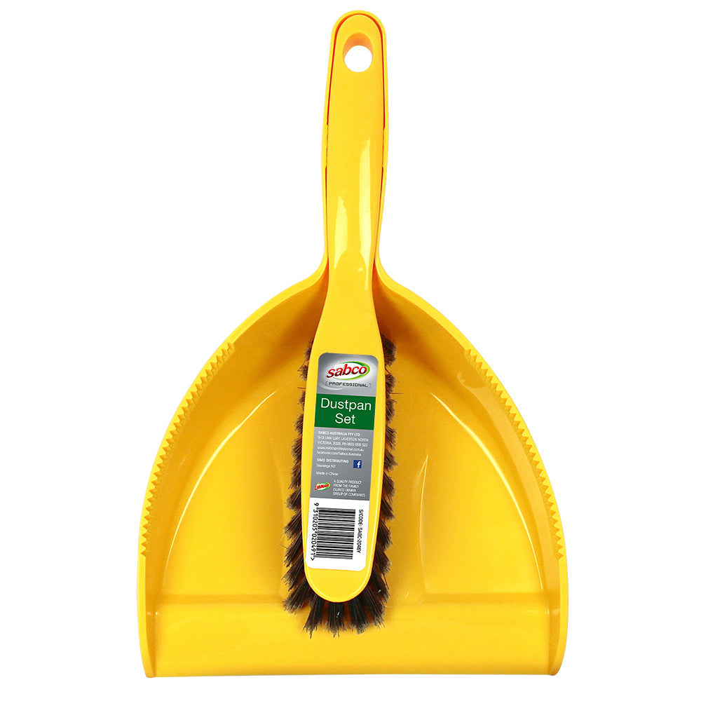 Sabco Professional Dustpan Set Yellow Home/Kitchen/Bathroom Cleaning/Dusting (2 Pack) — image 3