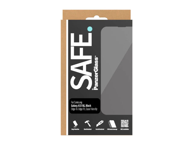 Panzerglass PanzerSafe Phone Screen Protector Glass Guard For Samsung Galaxy A33 5G CF Black — image 3