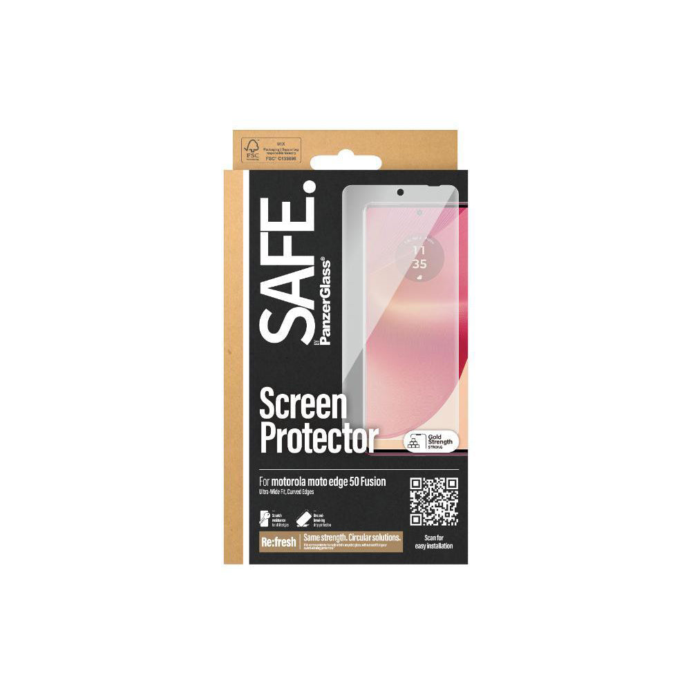 Panzerglass SAFE UltraWide Fit Screen Protector For Motorola Edge 50 Fusion (2 Pack) — image 4