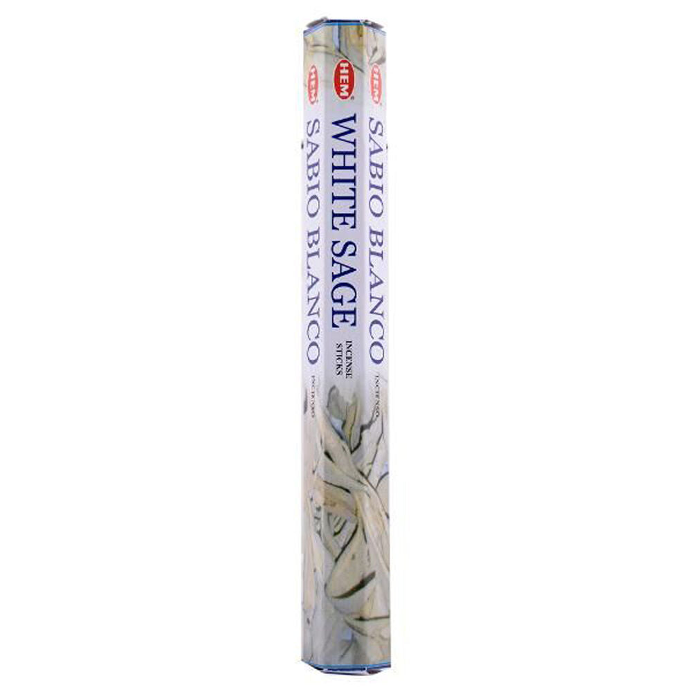 Hem 20pc HEM Hexa White Sage Scent Incense Sticks Meditation Fragrance (12 Pack) — image 2