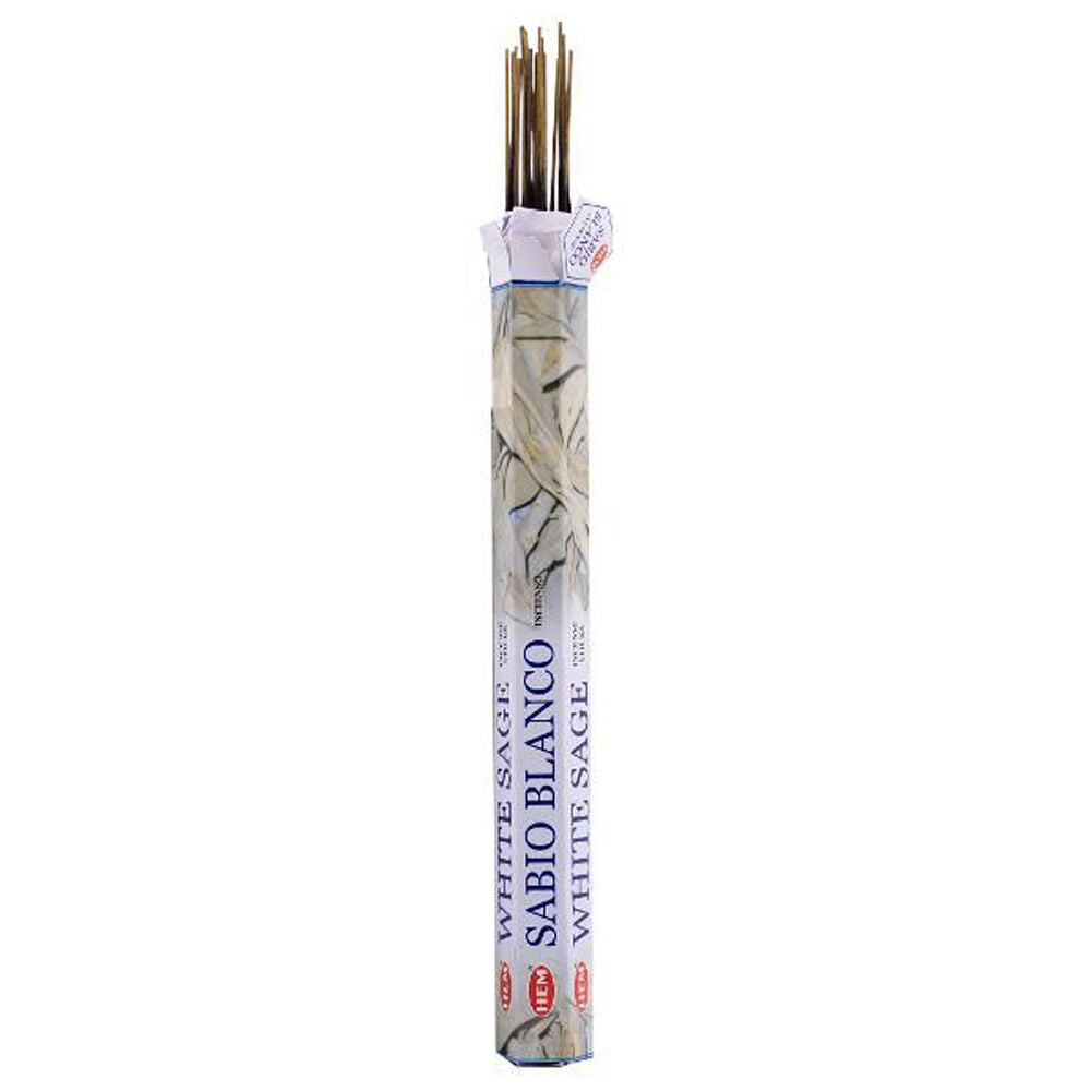 Hem 20pc HEM Hexa White Sage Scent Incense Sticks Meditation Fragrance (12 Pack) — image 4