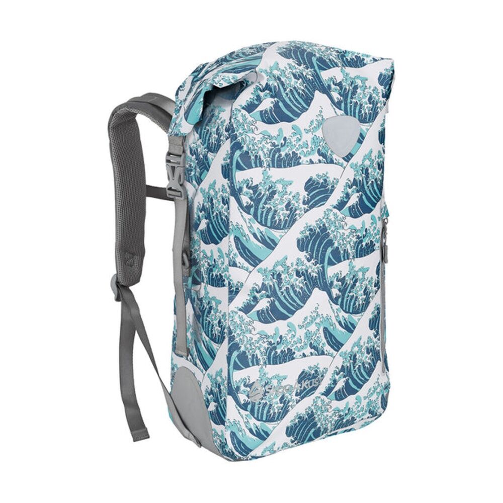 Skog A Kust Waves Waterproof Adventure Backpack IPX6 500D Padded Front 25L