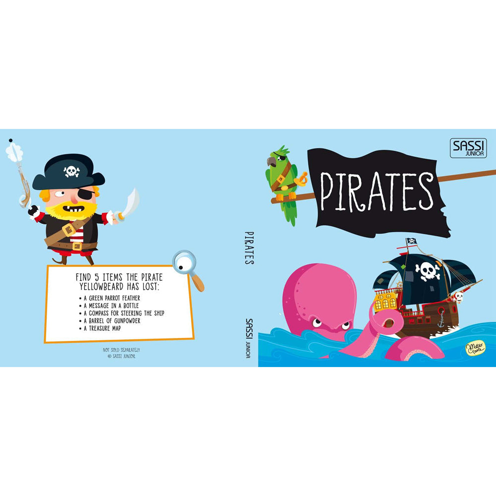 Sassi Junior Pirates Educational Fun Book & Giant Puzzle Game Kids 3y+ (30 Pieces) — image 2