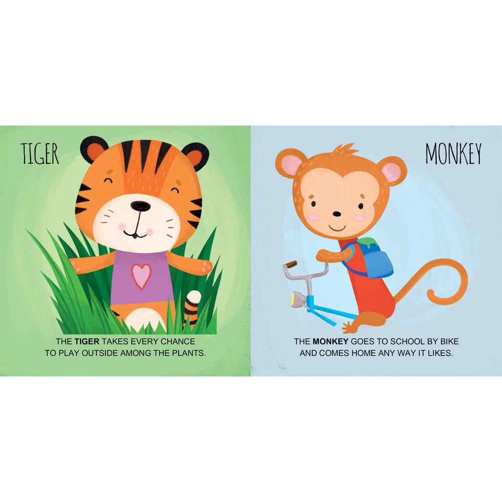 Sassi 20pc My First Animals Puzzle and Book Set Kids Educational Toy — image 2