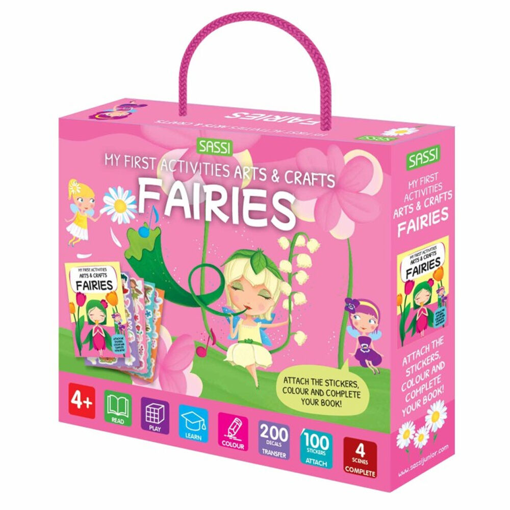 Sassi Fairies 4y+ Arts & Crafts Kids Activity Sticker Colouring Book
