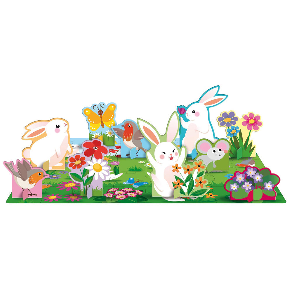 Sassi Learn all about The Flowers 3D Puzzle and Book Set Interactive Toy 4+ (40 Pieces) — image 2