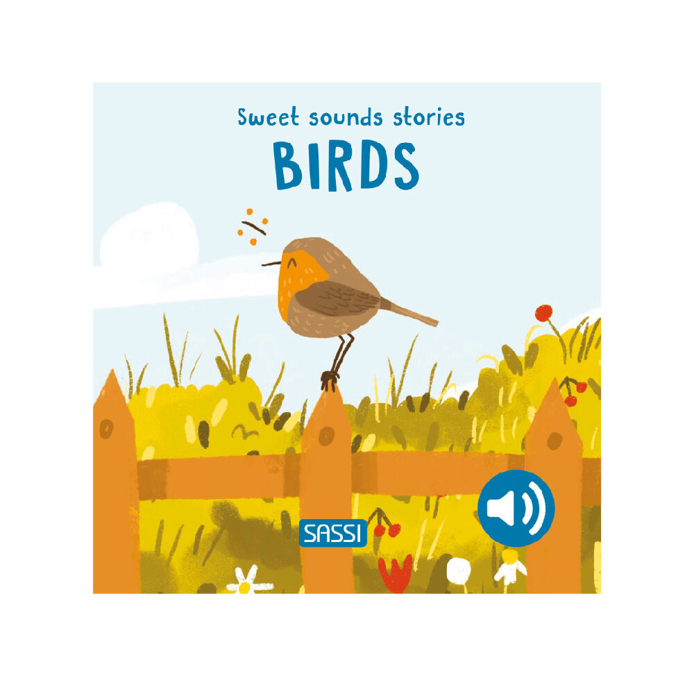 Sassi Birds 12m+ Sweet Sounds Stories Baby/Kids Audio Board Book