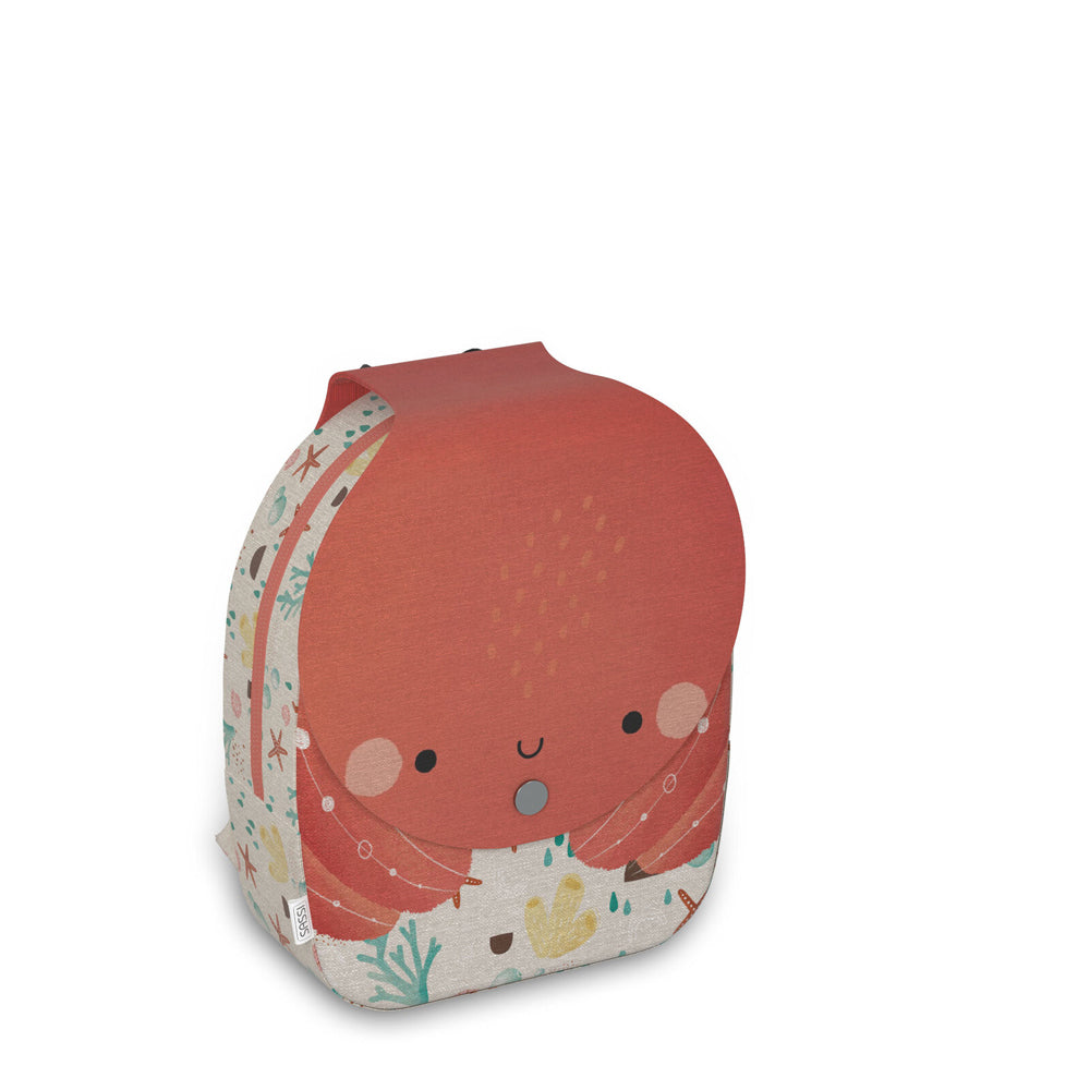 Sassi Cotton A5 Kids/Childrens School Backpack Slurpy The Octopus Themed 18m+