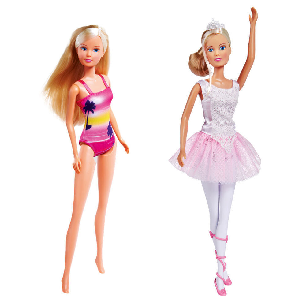 Steffi 3+ Assorted Love Beach Girl Swimsuit/Ballerina Doll 32.5cm Combo Toy