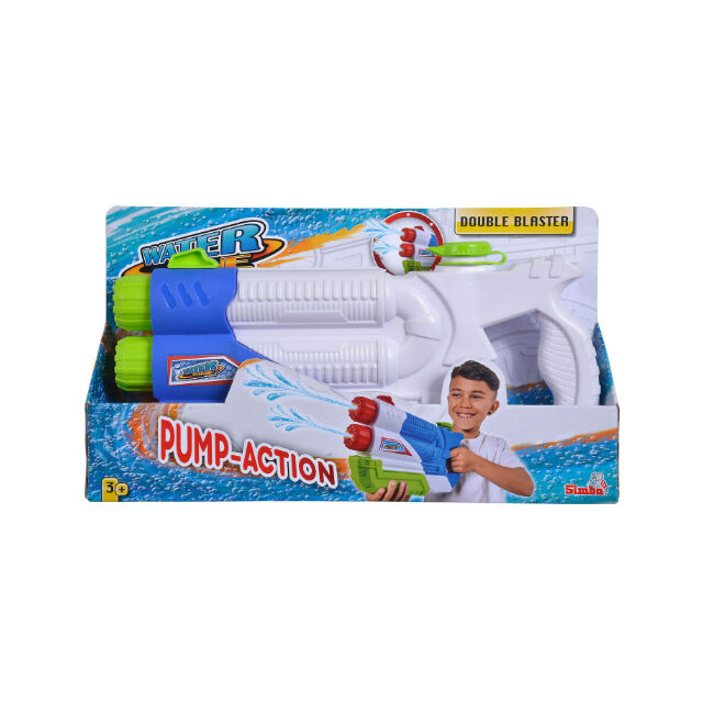Simba Waterzone Double Blaster Water Gun 36.5cm Kids Outdoor Beach Toy 8y+ — image 2
